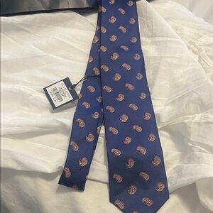 Classic Blue Paisley Tie